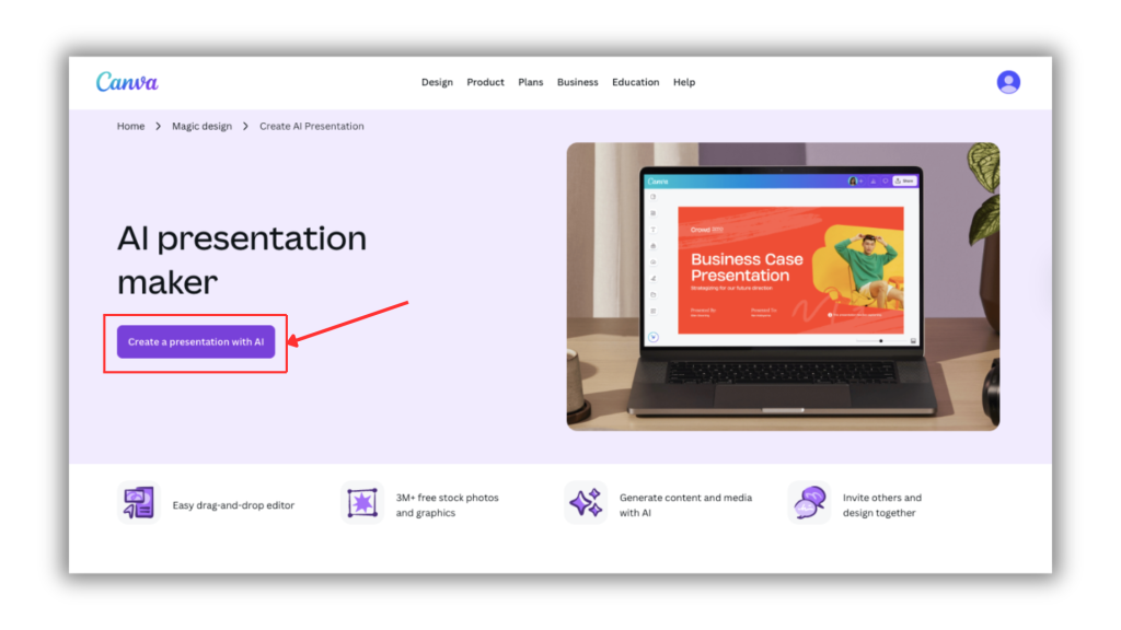 Canva Create Presentation-Prezi AI-comparison-SlideSpeak