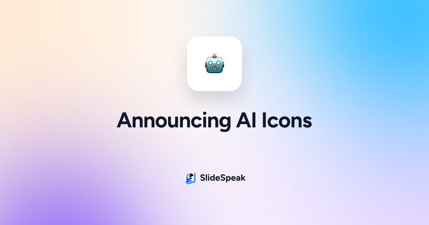 New! AI-Generated Icons in Presentations 👀