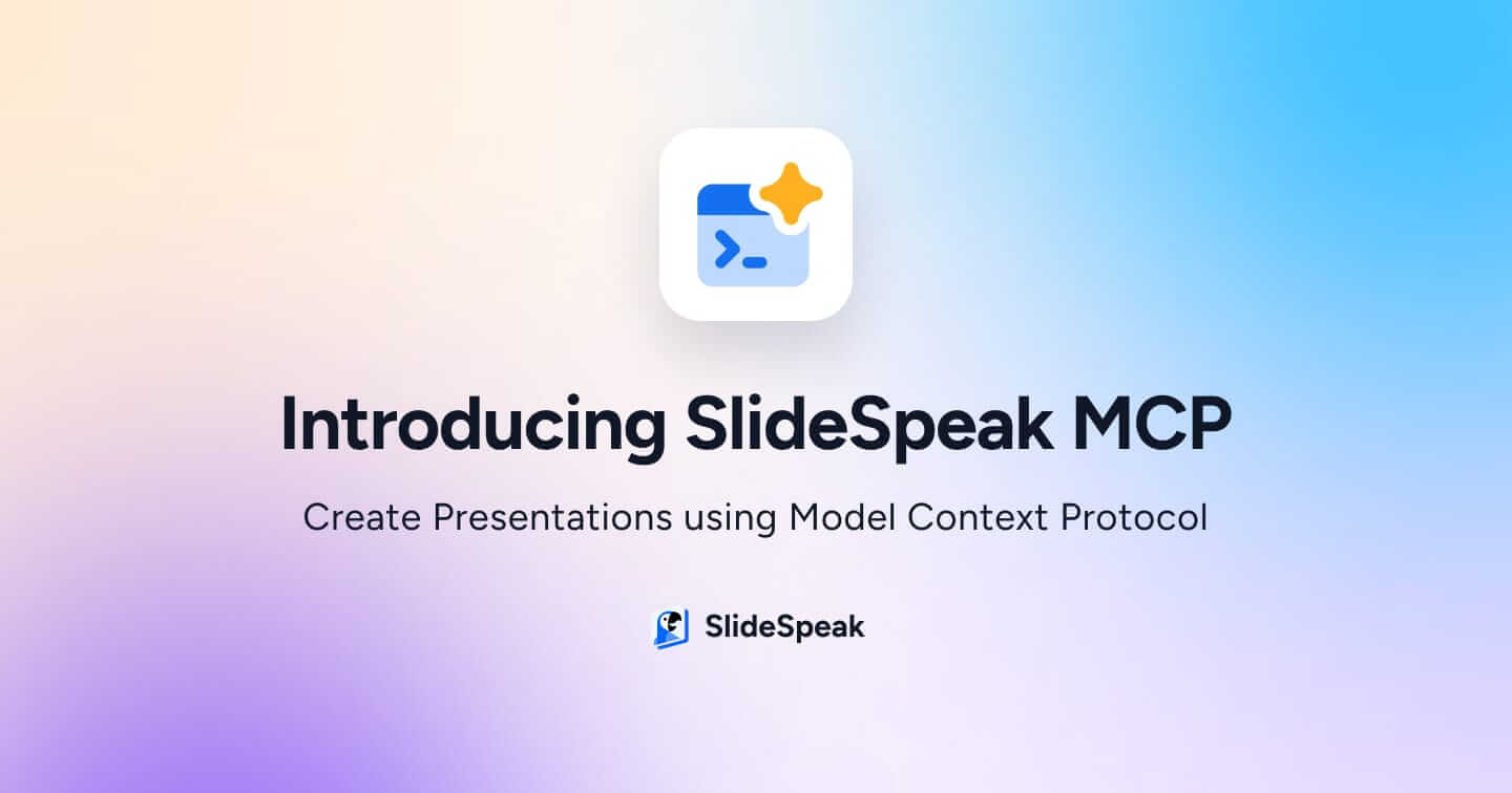 Introducing the SlideSpeak MCP for Presentations