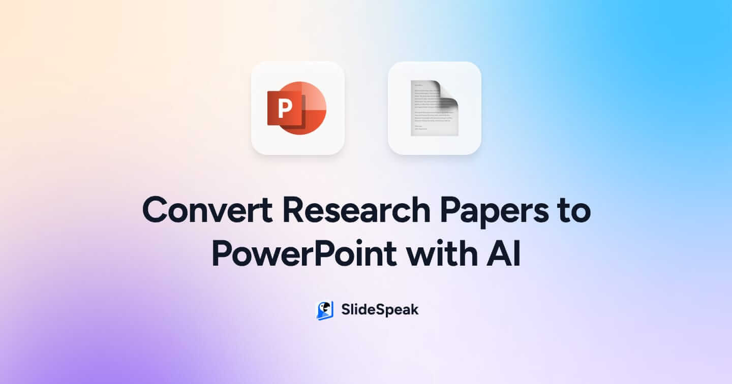 5 Tools to Convert a Research Paper to PowerPoint with AI