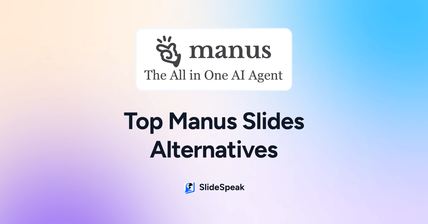 Top 5 Alternatives to Manus Slides