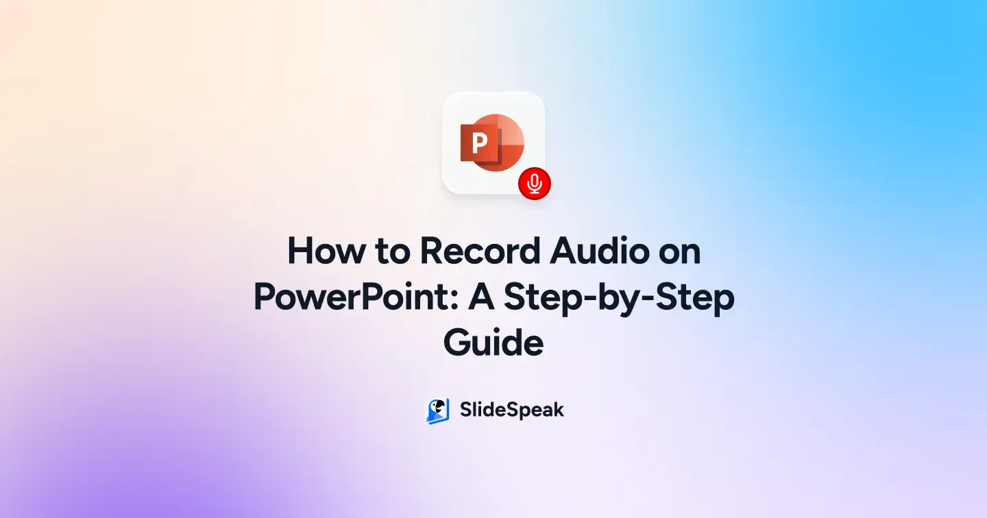 How to Record Audio on PowerPoint: A Step-by-Step Guide