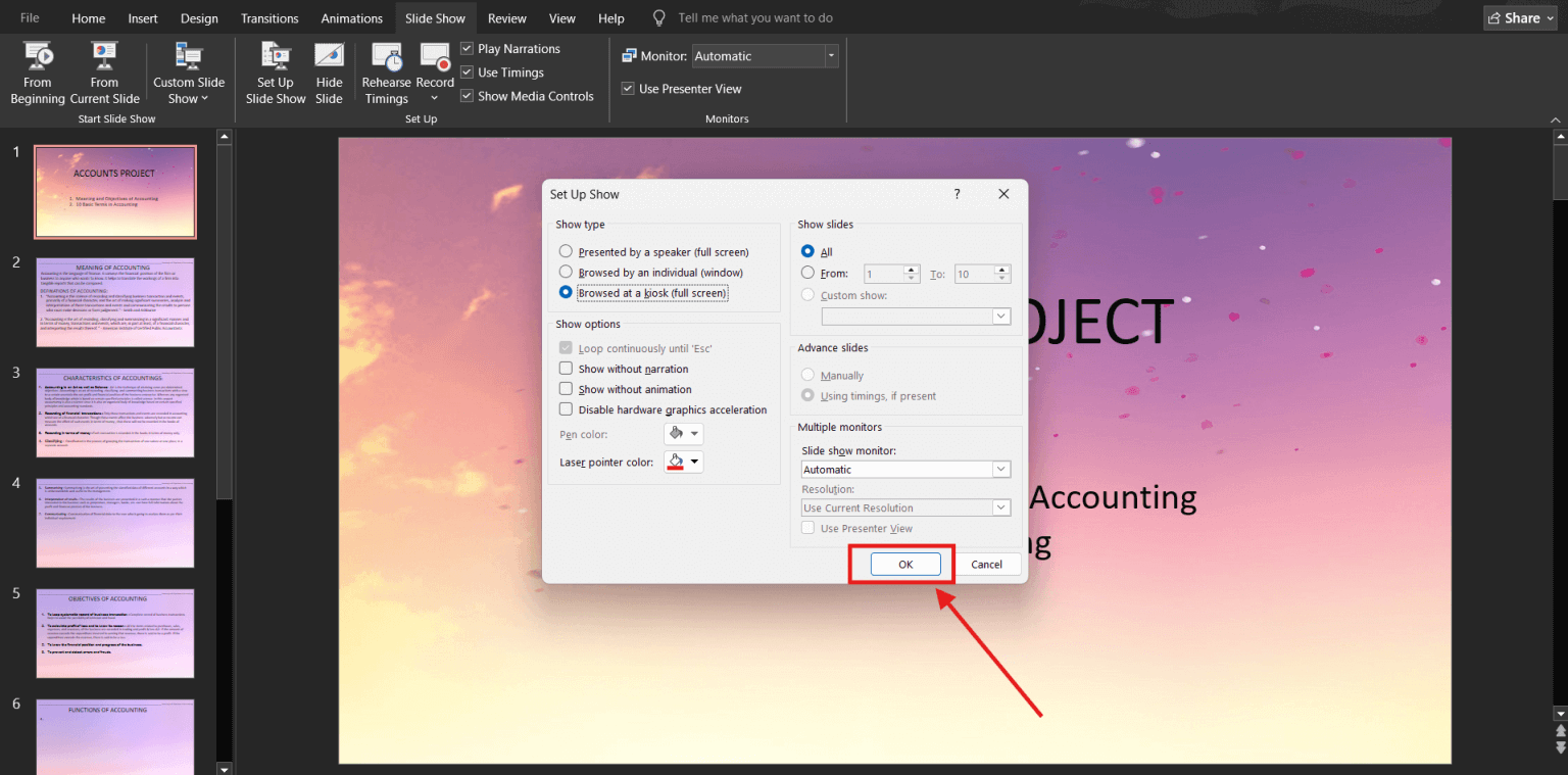 ppt - chapter 4: looping powerpoint presentation, free... Step-by-Step Guide on How to Loop a PowerPoint Presentation
