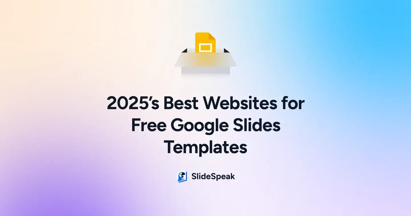 2025’s Best Websites for Free Google Slides Templates