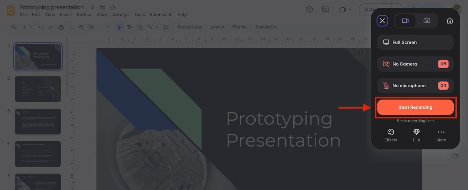 How to Record a Presentation on Google Slides Easily?