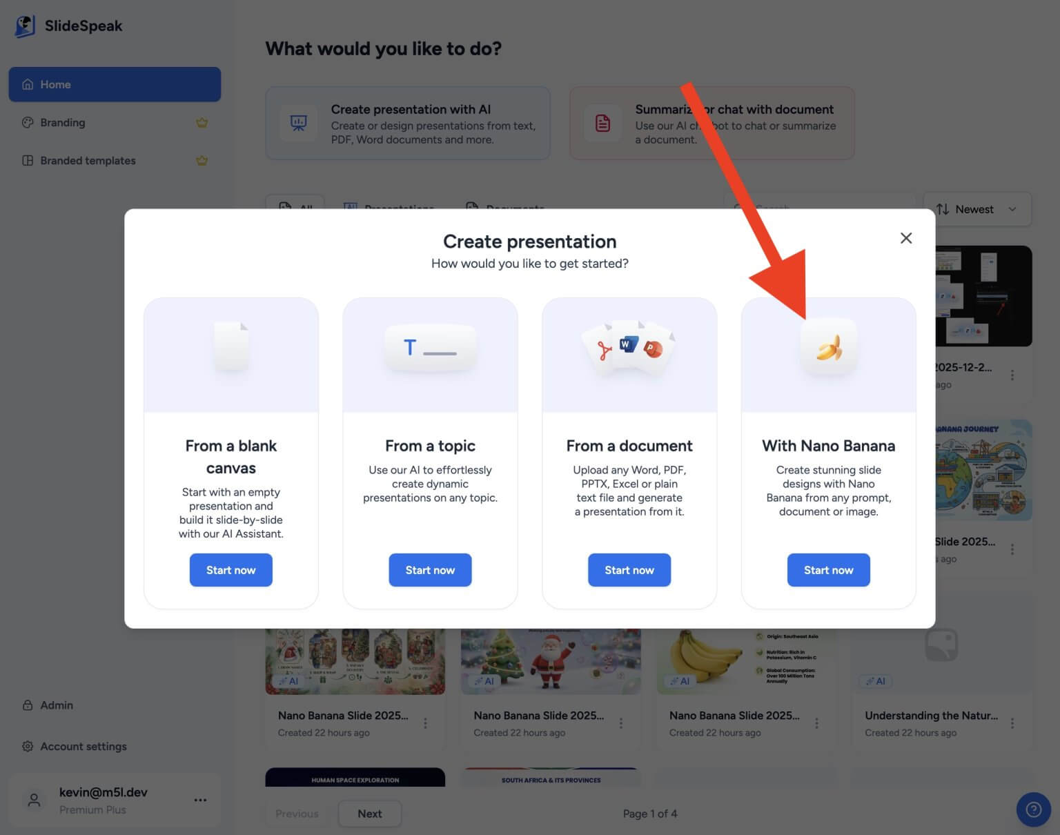 Nano Banana: How to Create Editable Slides - SlideSpeak