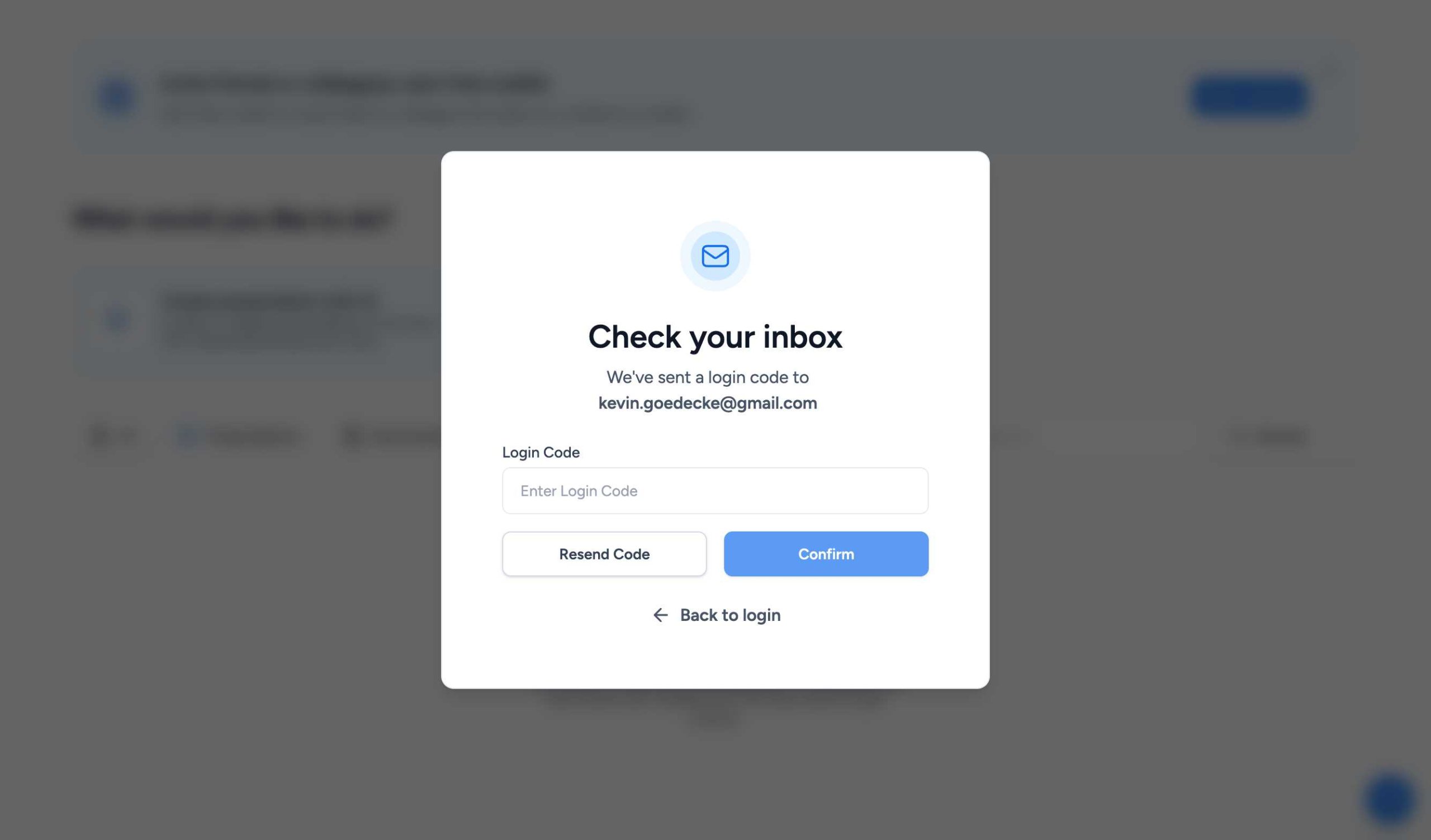 SlideSpeak Check Your Inbox Notification