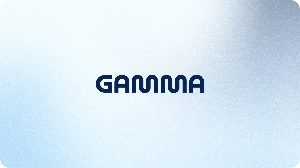 Gamma pricing page showing Free, Plus, Pro and Ultra plans with AI credit limits