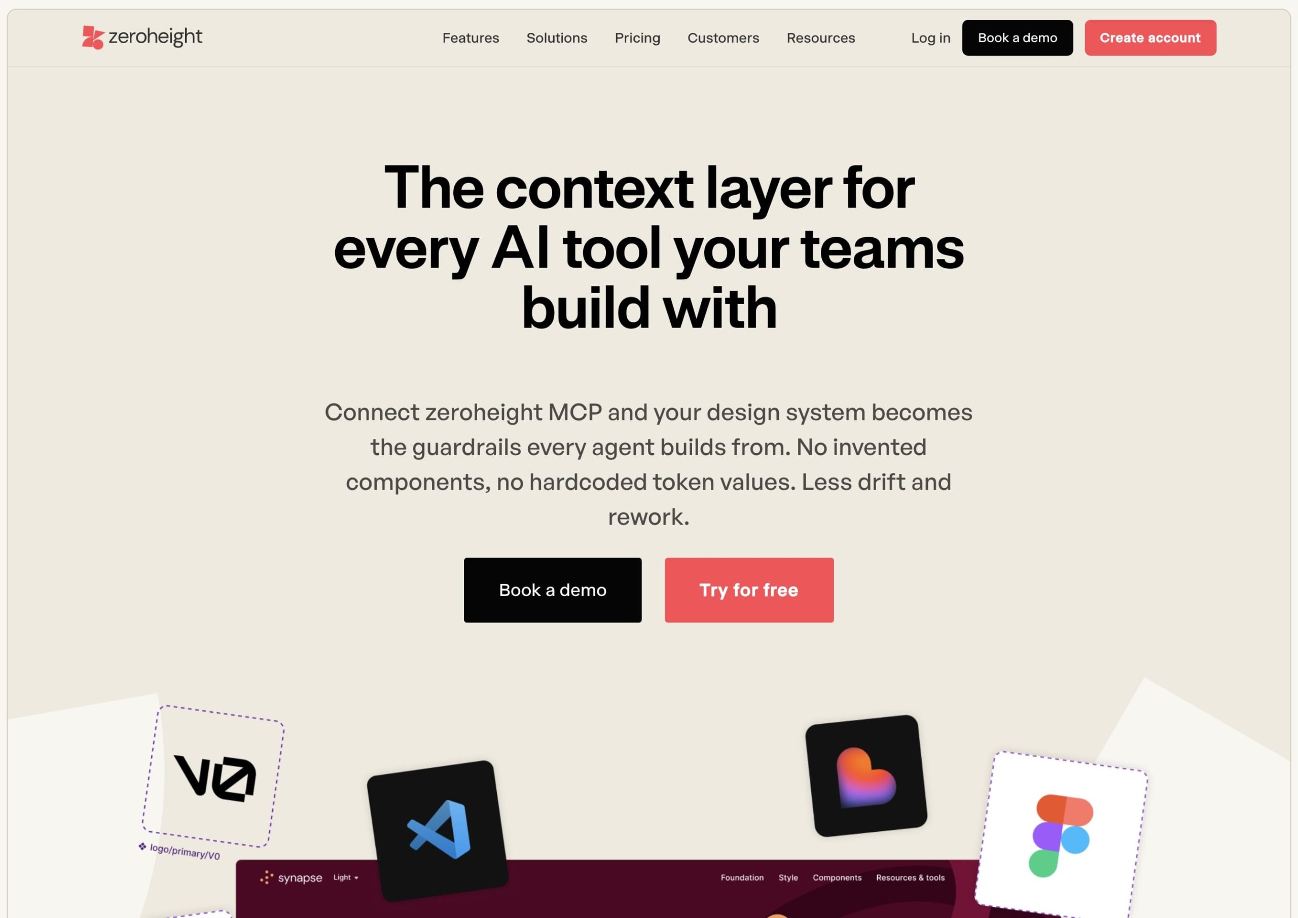 zeroheight landing page introducing its MCP server