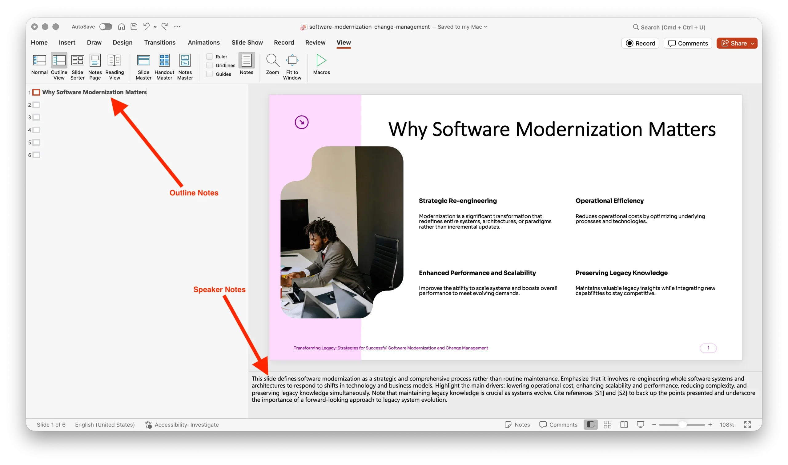 How to Turn a PowerPoint into Notes, Handouts, or a Transcript - SlideSpeak
