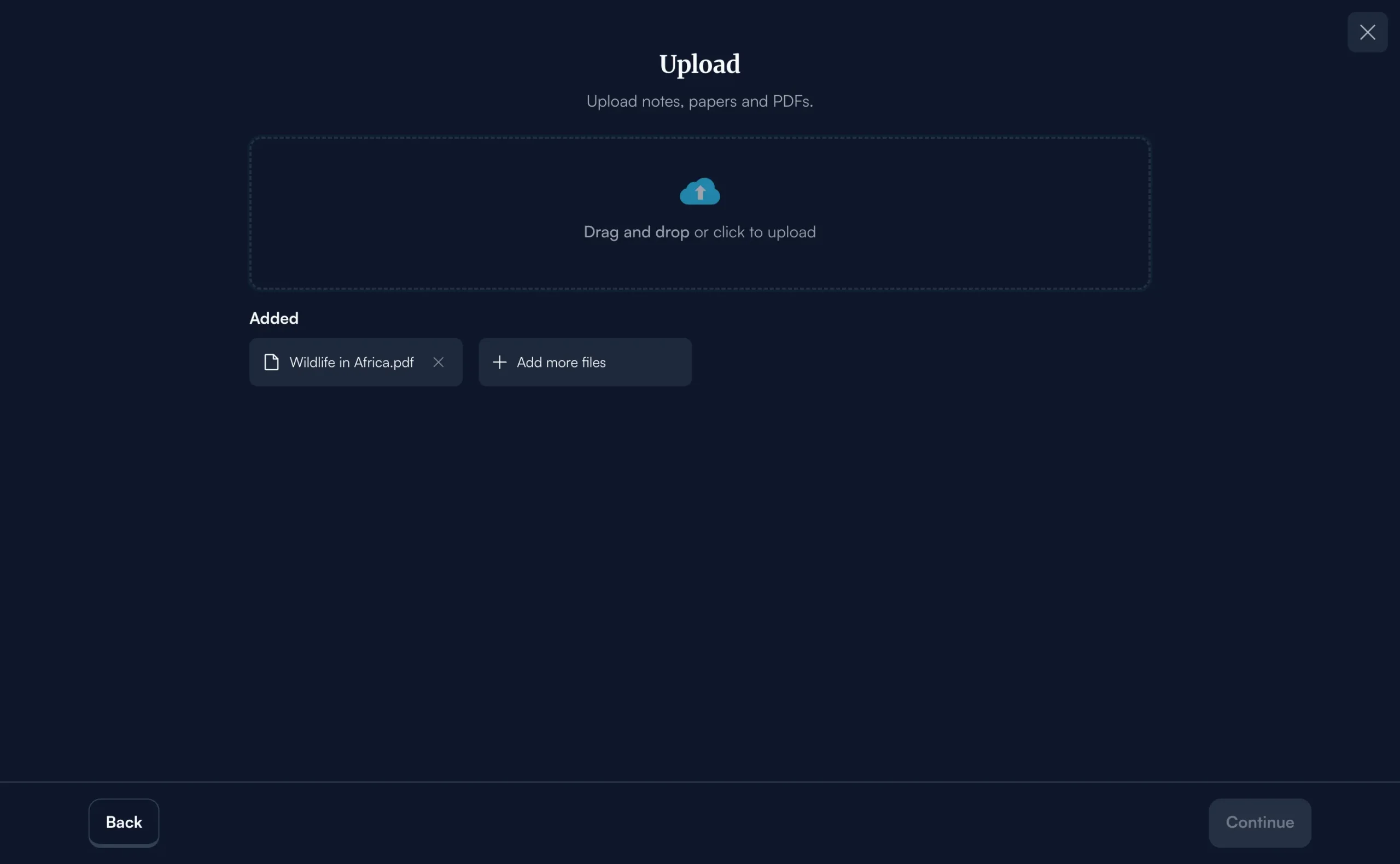 Quizgecko upload document for AI quiz generation