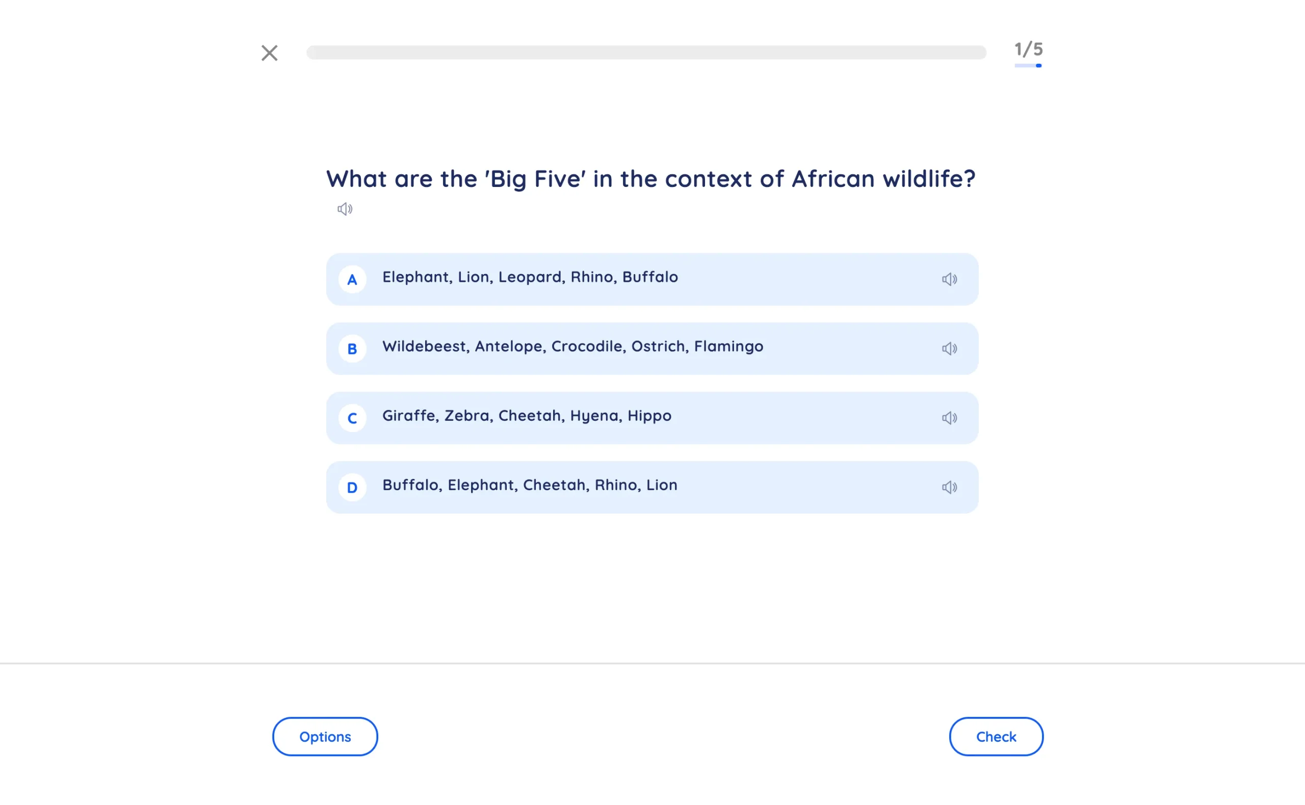 Revisely AI generated multiple-choice quiz question